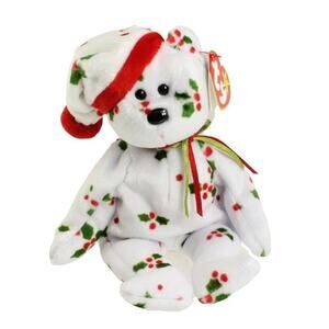 TY Beanie Baby - 1998 HOLIDAY TEDDY (8.5 inch) - MWMTs Stuffed Animal Toy